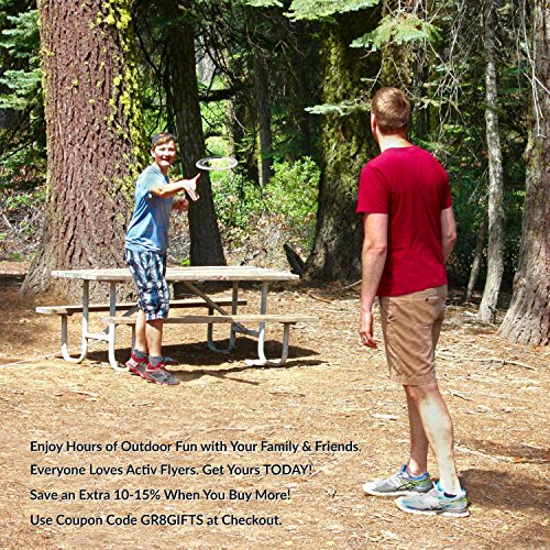 image for Activ Life Flying Rings for Kids, Fun Beach Toys, Gifts for Boys Girls