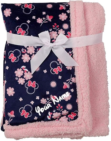personalized disney baby blanket