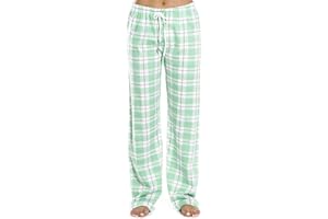 Women's Plaid Pajamas Bottom Casual Fashion Drawstring Comfy Pjs Pant Checked Buffalo Trousers Sleepwear