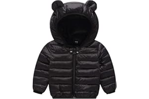 JunNeng Baby Girl Boy Ultralight Winter Hooded Jacket Coat,Kids Toddler Cartoon Puffer Down Outwear Dinosaur
