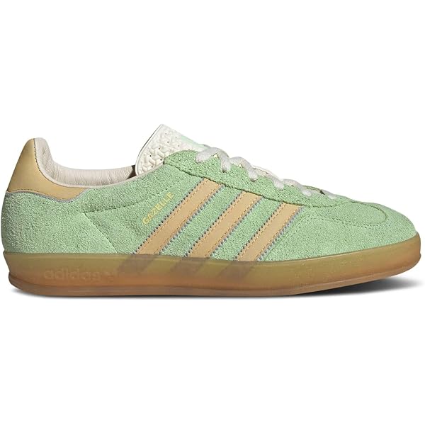 Amazon.com | adidas Gazelle Indoor W Brown Shadow Fig White Gum Women's 8 |  Fashion Sneakers