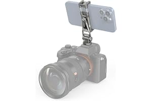 SmallRig Multifunctional Universal Cell Phone Mount Adapter, Phone Tripod Mount with Cold Shoe, Phone Holder for iPhone 16 15