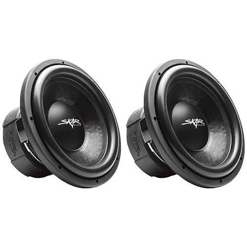 Skar Audio DDX-12 D4 12インチ 1500ワット 最大電力 デュアル4オーム カーサブウーファー 12 Inch Subwoofer Skar Audio DDX-12 D4 12 1500 Watt Max Power Dual
