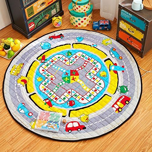 Play Mat & Organizer for Babies Toddlers and Kids (My Town)