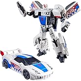 Transformers Age of the Primes Smokescreen, Deluxe Class 5.25-inch Converting Action Figure, Robot Toys for Ages 8+