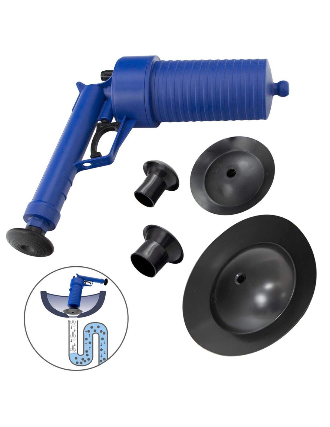 Wolfpack Professional Line 2660120 Professional Plunger Gun with Compressed Air