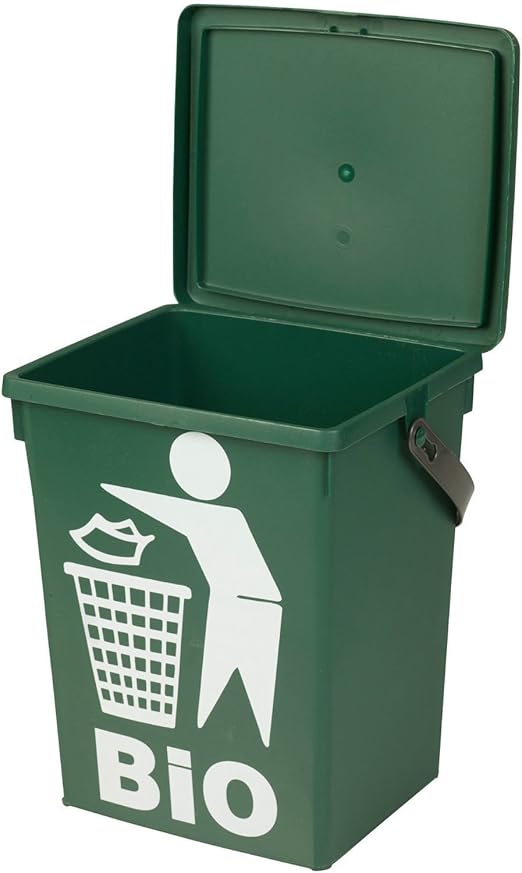 Eg Homewares 5 Litre Small Table Top Food Recycling Bin Kitchen