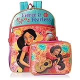 Disney Girls' Elena Backpack with Lunch, Orange