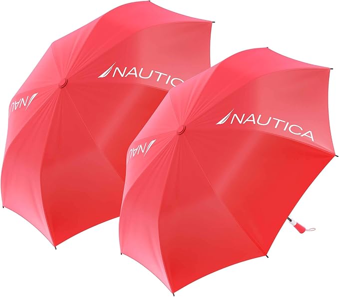 2Pack Nautica 2Person Umbrella Large, Portable, Lightweight
