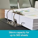 Elba A4 Lever Arch File 570 Sheet 80mm Spine Blue Durable Paperboard view 4
