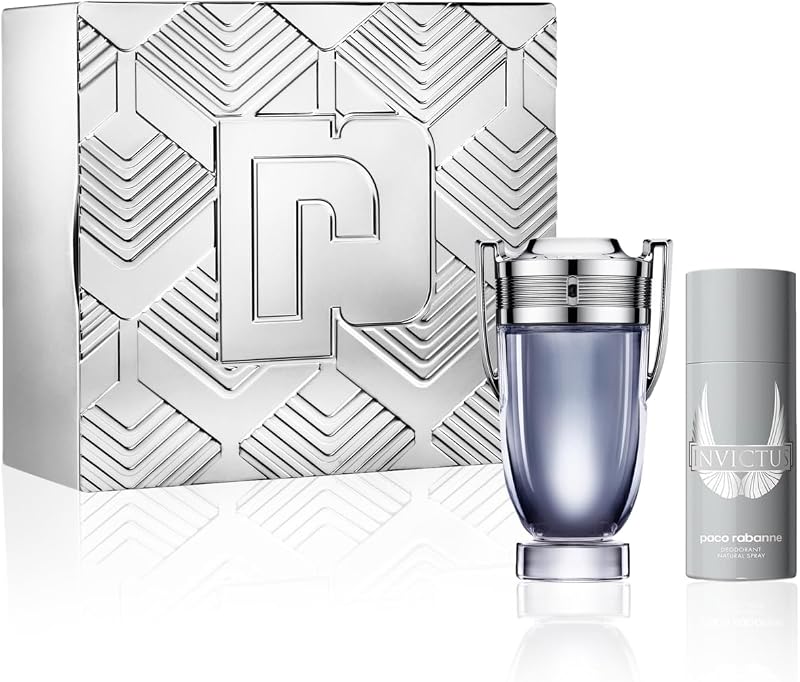 Paco Rabanne Invictus Eau de Toilette 200ml Spray 150ml Deodorant Gift Set