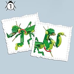 Vilbocr Mini Insect Building Blocks Toy Insect