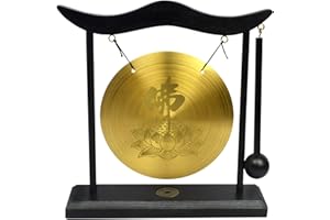 Feng Shui Brass Gong I Ching Table Decoration of Zen Buddhism Lotus Buddha Good Gifts Home Auspicious Happiness Furnishings