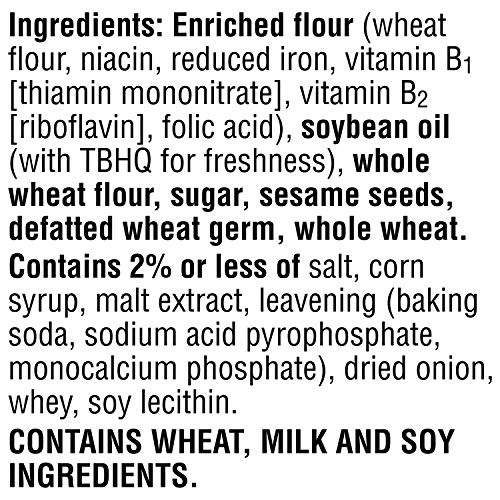 Kellogg's Toasteds Crackers, Harvest Wheat, Ready to Dip Snacks, 48oz