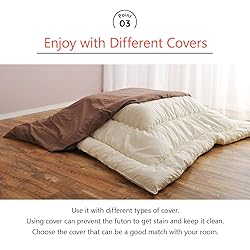 EMOOR Washable Kotatsu Futon Comforter
