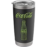 Coca-Cola Classic Glass Bottle of Coke Neon Big Chest Poster Stainless Steel Insulated Tumbler