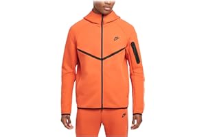 Nike Tech Men's Full-Zip Windrunner Hoodie (HV0949-846, Vintage Coral/Black)