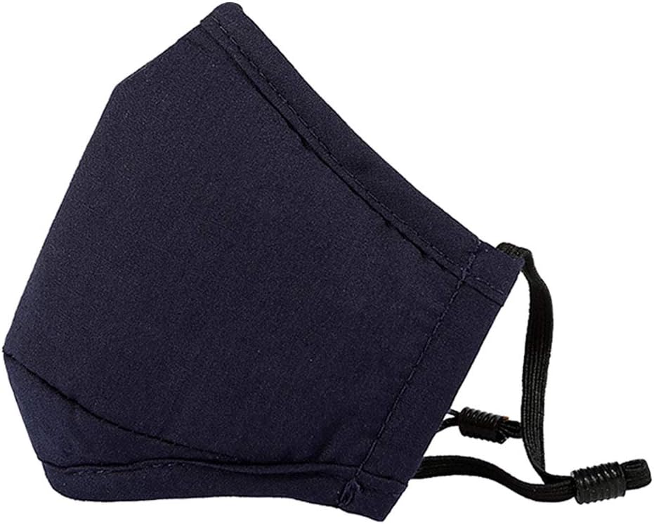 YAOSEN 1-12Yrs Dustproof Mouth Mask Reusable Cotton Mask with PM2.5 Insert Filter (Black)