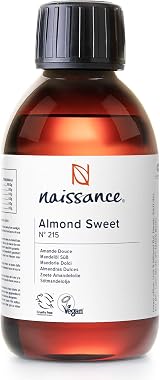 Naissance Sweet Almond Oil 250ml for Skin Hair Massage Carrier Oil view 9