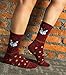 ADFOLF 6 Pairs Womens Wool Socks Thick Knit Warm Casual Wool Cozy Crew Winter Socks Christmas Gifts