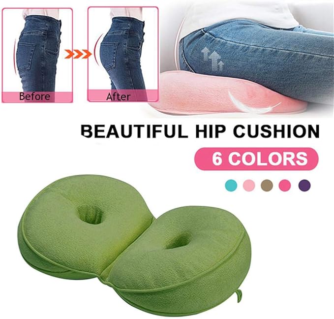 Lift Hips Up Seat Cushion, Dual Comfort Cushion Lift Hips Up Seat Pad