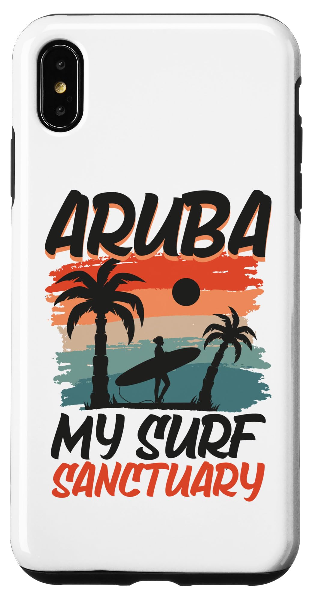 iPhone XS Max Surfing at Aruba Case