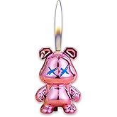 ZIPBICUK Cute Animal Soft Flame Lighter Cool Creative Design Lighters Butane Refill，Kawaii Cartoon Lighter Accessories，Unique Keychain Lighters for Women Birthday Candles BBQ (Without Butane Gas） (16)