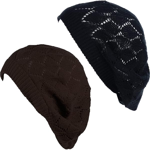 BYOS Chic French Style Lightweight Soft Slouchy Knit Beret  display picture 3