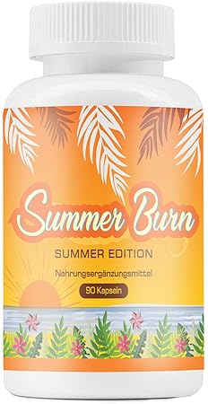 Summer Burn | Abnehmen | Diät | F-BRN | für Männer und Frauen | hochdosiert | 90 Kapseln (Summer Edition von Santa's Burn)