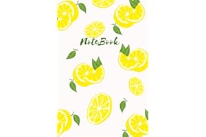 Notebook: Lemons Dotted Journal Citrus Fruit Dot Grid Planner Stationery