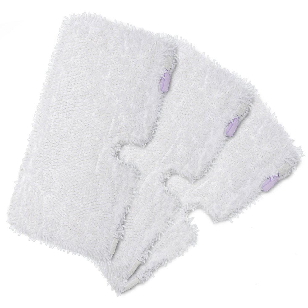 OuyFilters OxoxO Replacement 3pcs Washable Steam Mop Microfiber Cleaning Pads Covers for Shark Pocket Steam Mop S3501 S3601 S3901 (Size :12.5x7 in)