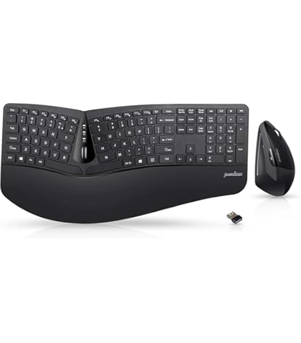 Amazon.com: Perixx PERIDUO-813B US, Wireless Ergonomic Compact