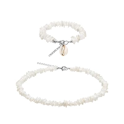 Buy Hawaiian Puka Shell Necklace Anklet Set at Ubuy Ethiopia