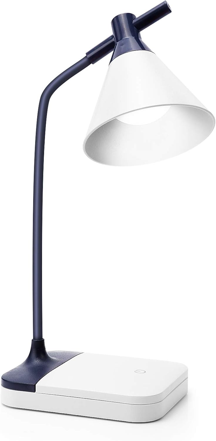 ROCOD LED Desk Lamp, Touch Control Desk Lamp 3 Color Modes with
