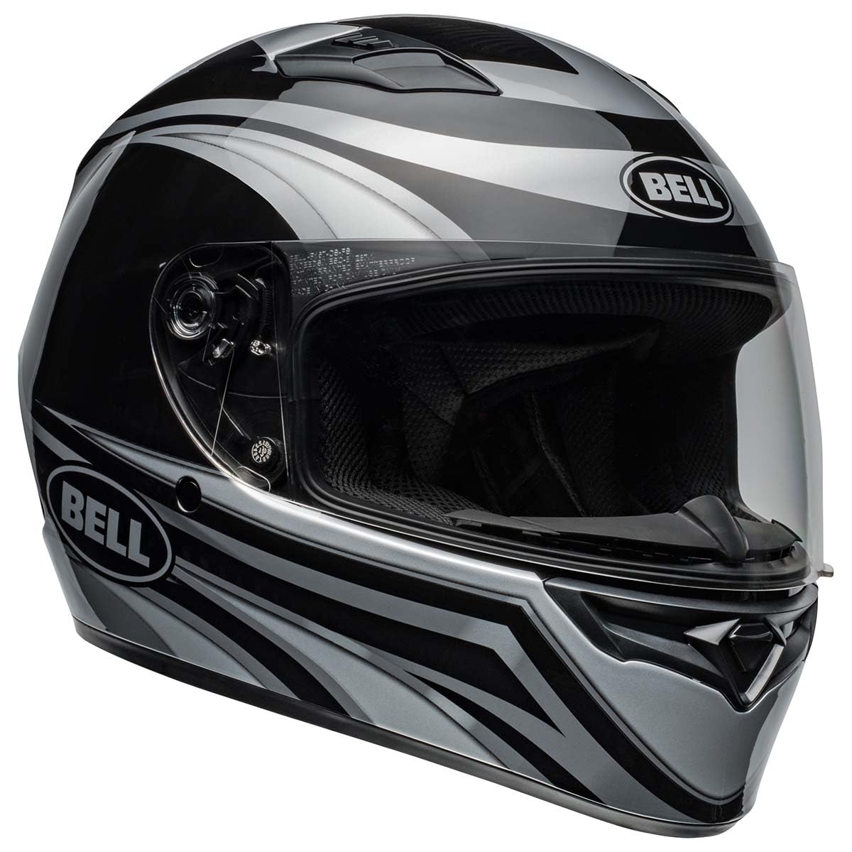 Bell Qualifier Full-Face Helmet (Gloss Conduit Silver/Black - Small) Image