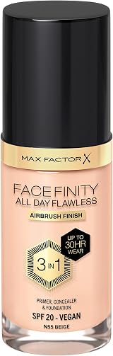Max Factor Facefinity 3-in-1 Foundation SPF 20 55 Beige – 55 Beige view 1