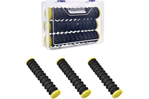 LEONTOOL 3 Pcs Fishing Line Storage Organizer, Leader Holder with 12 Slots to Keep Your Line Tangle Free for Storing Lines Wi