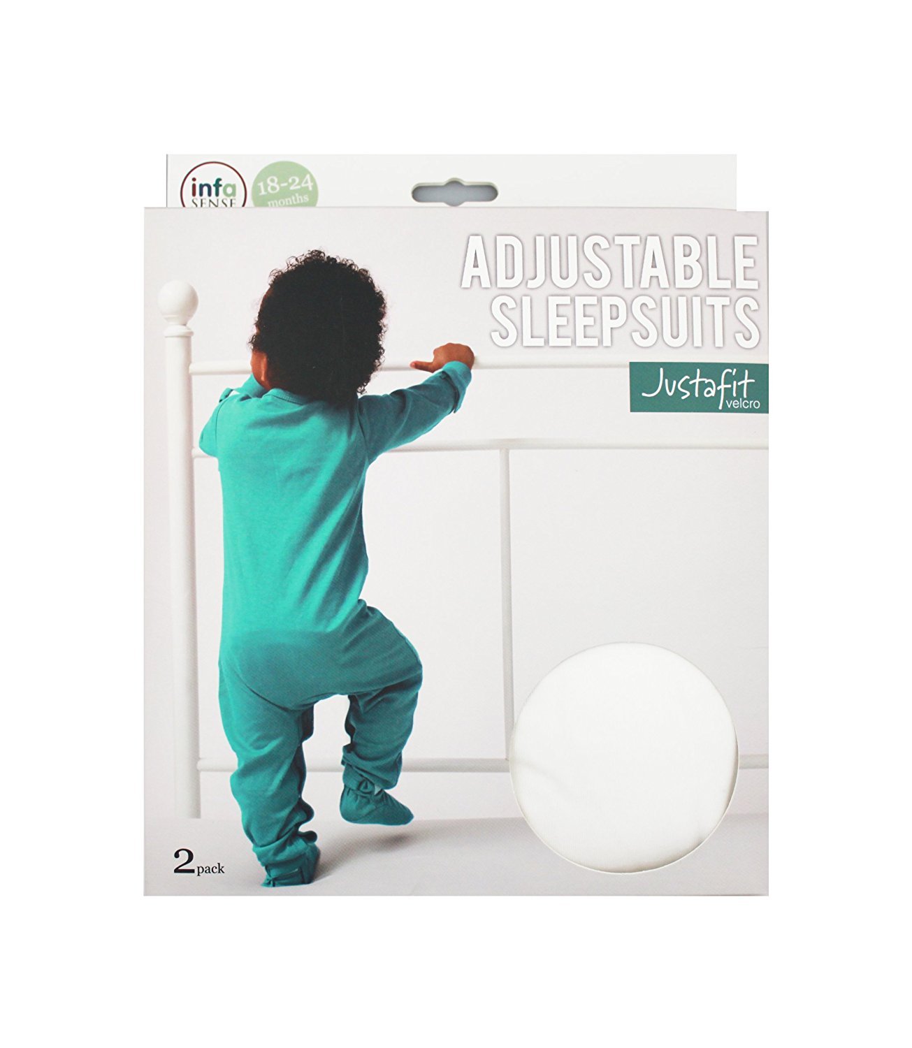 Infasense Justafit Adjustable Sleepsuits (6-9 Months, Ultramarine)