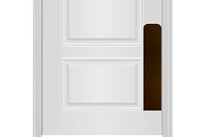 Deck the Door Decor Dog Scratch Door Protection Plate - Elegant Anodized Aluminum for All Door Types. Pet-Safe with Polished Edges and Rounded Corners. 3M Adhesive Mount - Oil Rubbed Bronze 6x22in