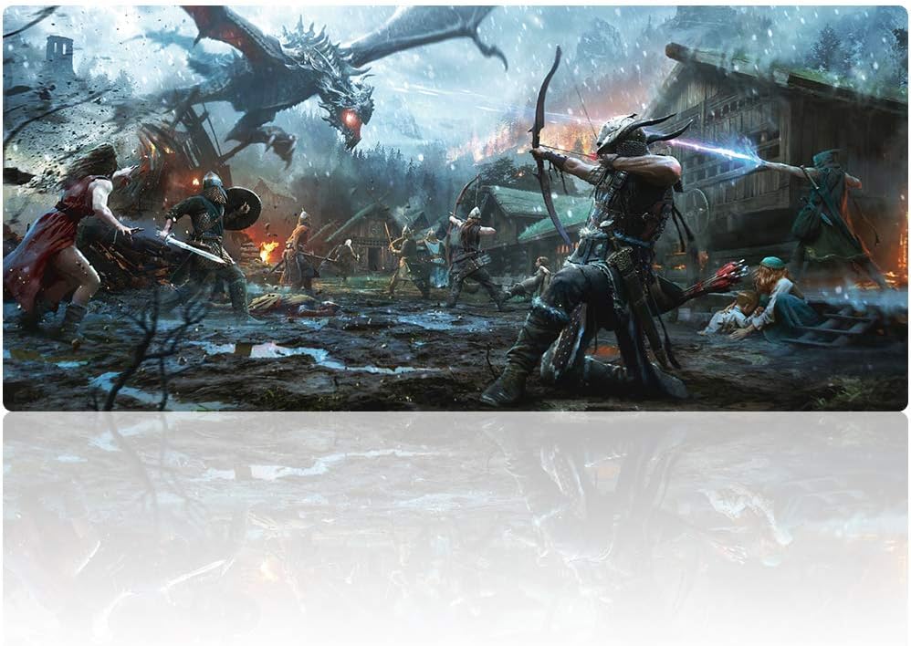 Large Anime Mouse Pad 35.4x15.7 inches for Precise and Comfortable Gaming and Work - Non-Slip Base, Waterproof Surface, Durable Stitched Edges