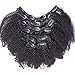 18inch Kinky Curly Clip In Hair Extensions Natural Hair 4B 4C African American Clip In Human Hair Extensions 120g 7Pcs/set Clip Ins