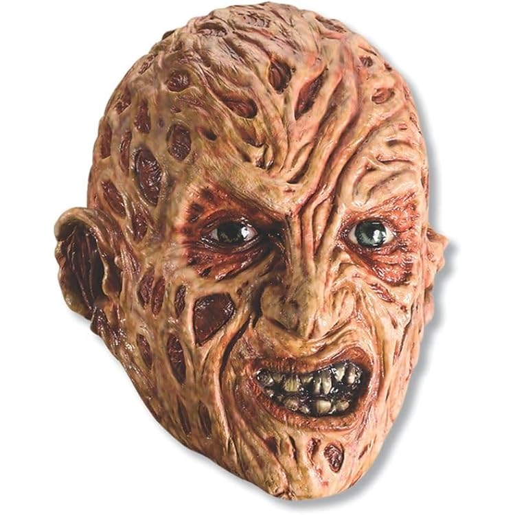 フレディクルーガー　ラバーマスク Amazon.com: A Nightmare On Elm Street 4 Freddy Adult Latex Costume