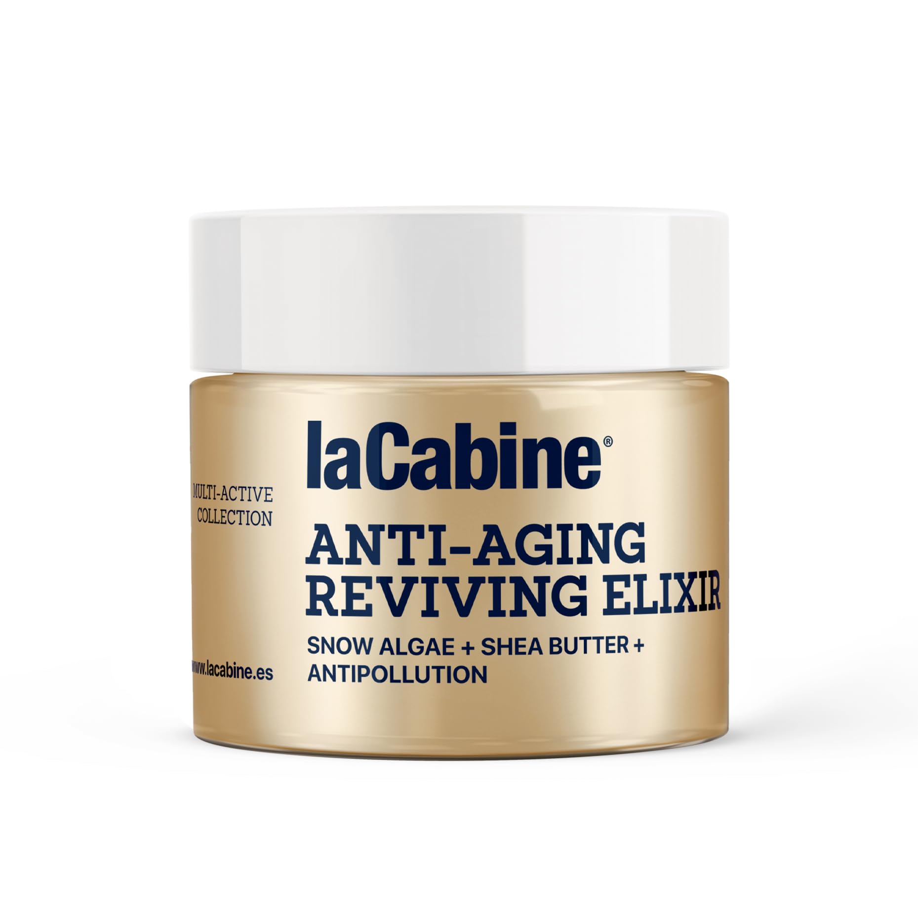 laCabine Anti-Aging Reviving Elixir Cream 50ml– Rejuvenating Face Cream for Mature Skin with Snow Algae, Daisy Extract and Prebiotics – Reduces Wrinkles, Evens Skin Tone, Boosts Radiance