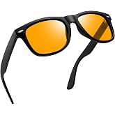 Joopin Square Sunglasses Polarized UV400 Designer Sun Glasses Men Women | Oversized, Plastic Frame, Retro, Vintage, Unisex, Trendy Shades for Driving, Party, Fishing, Business, Costume