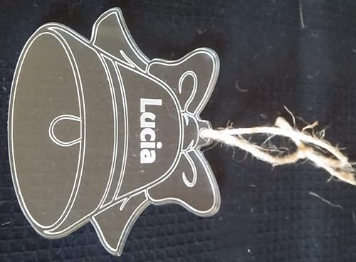 Segnaposto Natalizi Con Nome.Campana Personalizzata Con Nome Decorazione Albero Di Natale O Casa Segnaposto Natalizio Originale Per Tavola Addobbo Home Amazon It Handmade