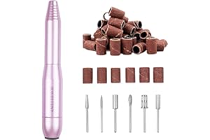 JEWHITENY Electric Nail Drill Machine Professional 25000RPM Portable Manicure Pedicure Polishing Shape Tools Efile Nail File Drill Kit for Acrylic, Removing Acrylic Gel Nails.