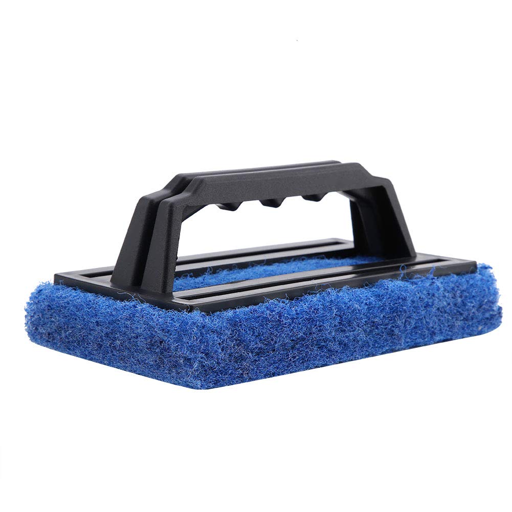 Aquarium Fish Tank Cleaning Brush Glass Algae Scraper Cleaner Aquarium Cleaning Tool Square Large Area Fish Tank Cleaning Brush for Glass Bathroom Tile