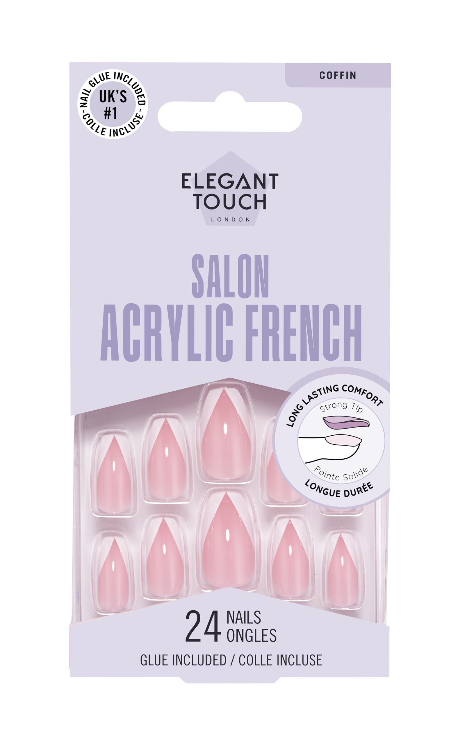 Elegant Touch Acrylic French N.6