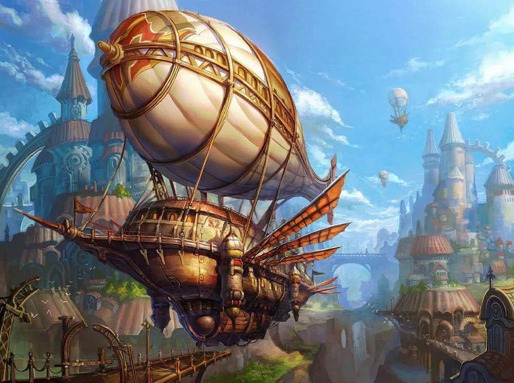 Adults Wooden Jigsaw Puzzle 1000 Pieces Cartoon Spaceship Children Puzzle Leisure Creative Games Toys Puzzles