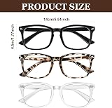 ASIRYVA 3 Pack Anti Blue Light Glasses for Women & Men - Computer Glasses view 2